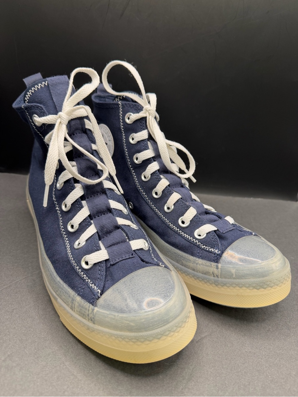 Converse Chuck Taylor Navy/Clear Shoe Men’s All Star CX Explorer High-Size:10